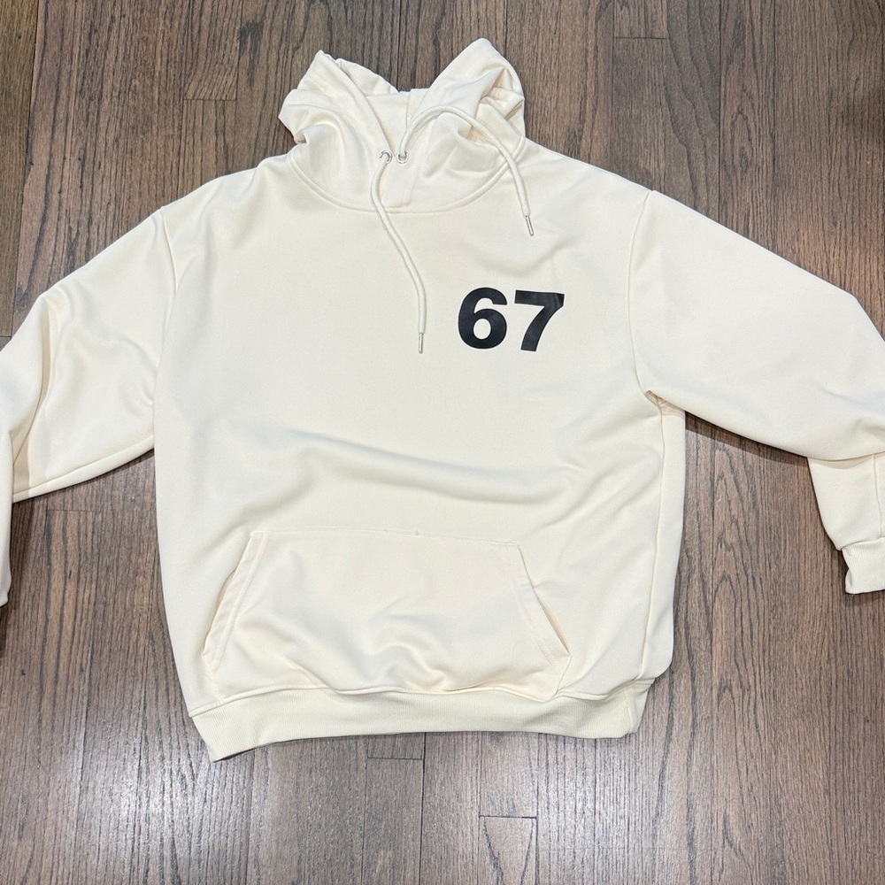 Cream 67 Graphic Hooded Sweatshirt - Men